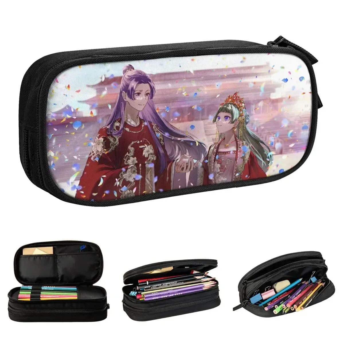 

Maomao Jinshi Wedding Pencil Case The Apothecary Diaries Pen Holder Bag Girl Boy Big Capacity Office Zipper Pencil Pouch