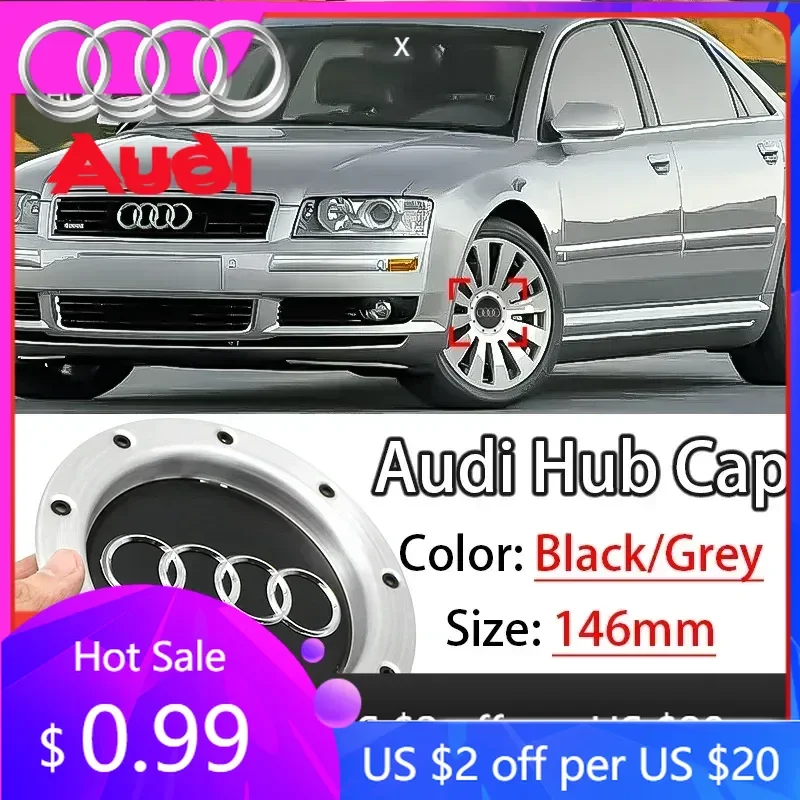 

Автомобильная наклейка Hot A4 A6 для Audi 4 шт. 146 мм 8D0601165K Крышка центральной ступицы колеса 4-кольцевой логотип Audi Логотип для Audi A4 A5 A6 A7 Q3 Q5 A3