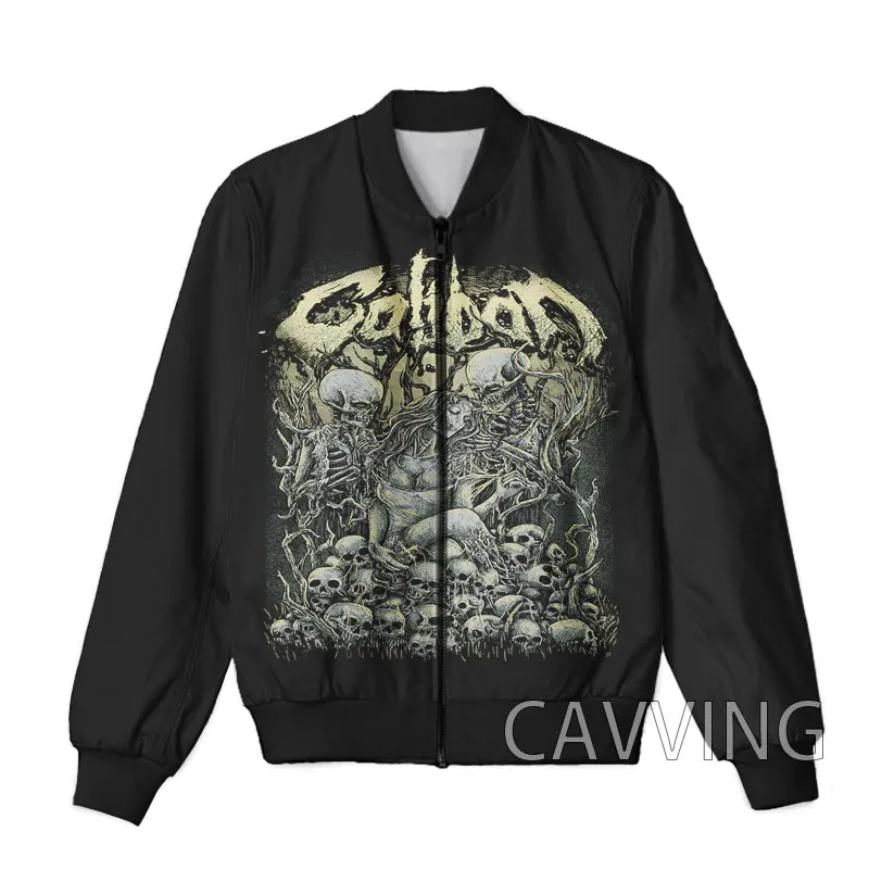 CAVVING 3D Printed  Caliban Metalcore Band  Zipper Bomber Jackets Men Overcoat Mens Coat Zip Up Jackets for Women/Men