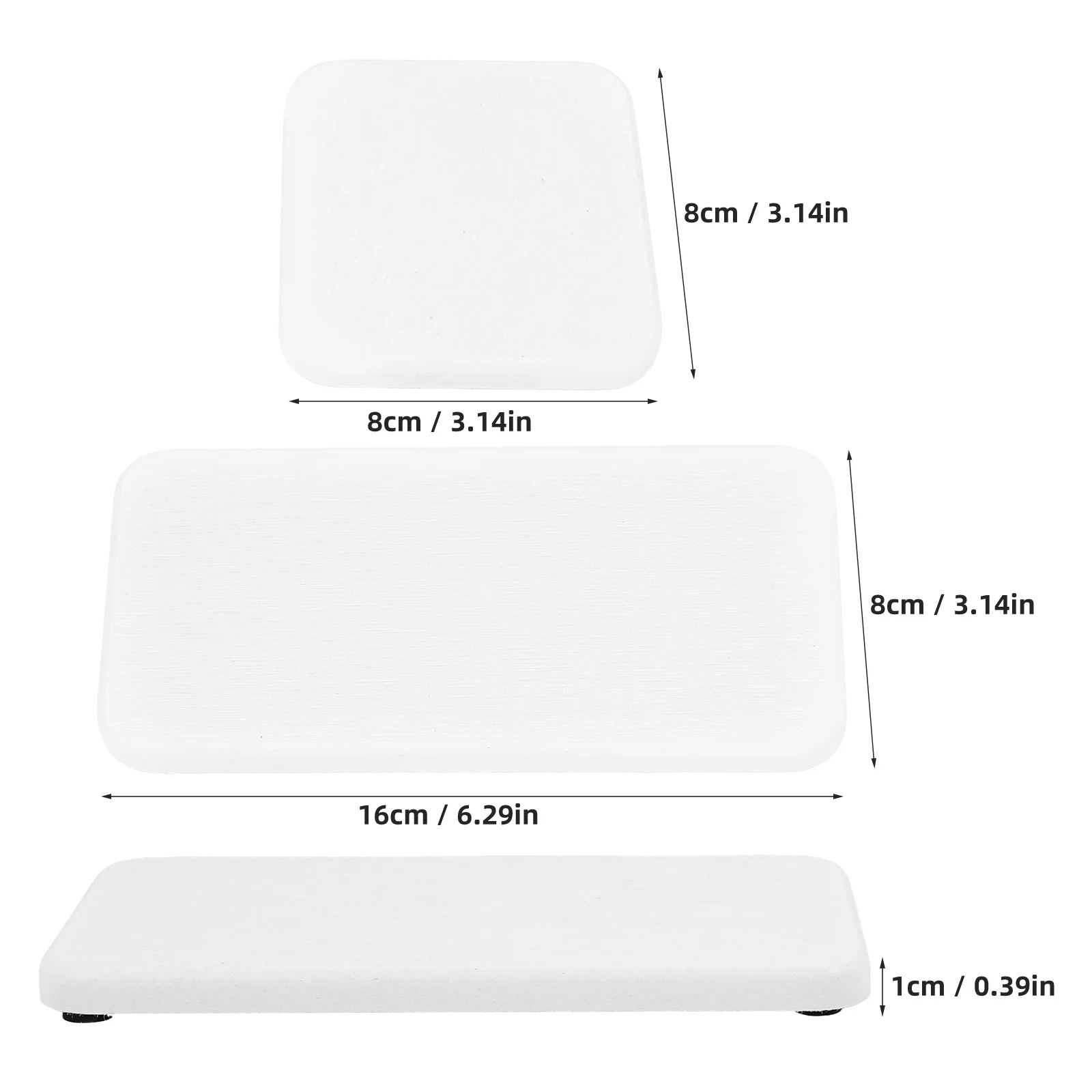 4 قطعة دياتوميت حصيرة ماصة للماء ل بالوعة كونترتوب لحظة الجافة كوستر حامل الكأس صحن الصابون نونسليب الحمام المنظم الوسادة