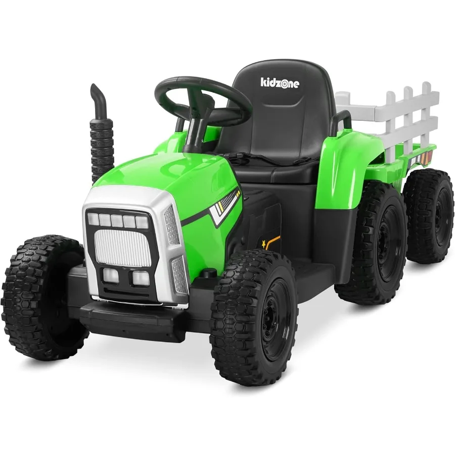 Versione Premium 12V 7AH con pneumatici con pedali in EVA Doppi motori da 35 W Boost Power Torque Trattore elettrico alimentato con telecomando con T