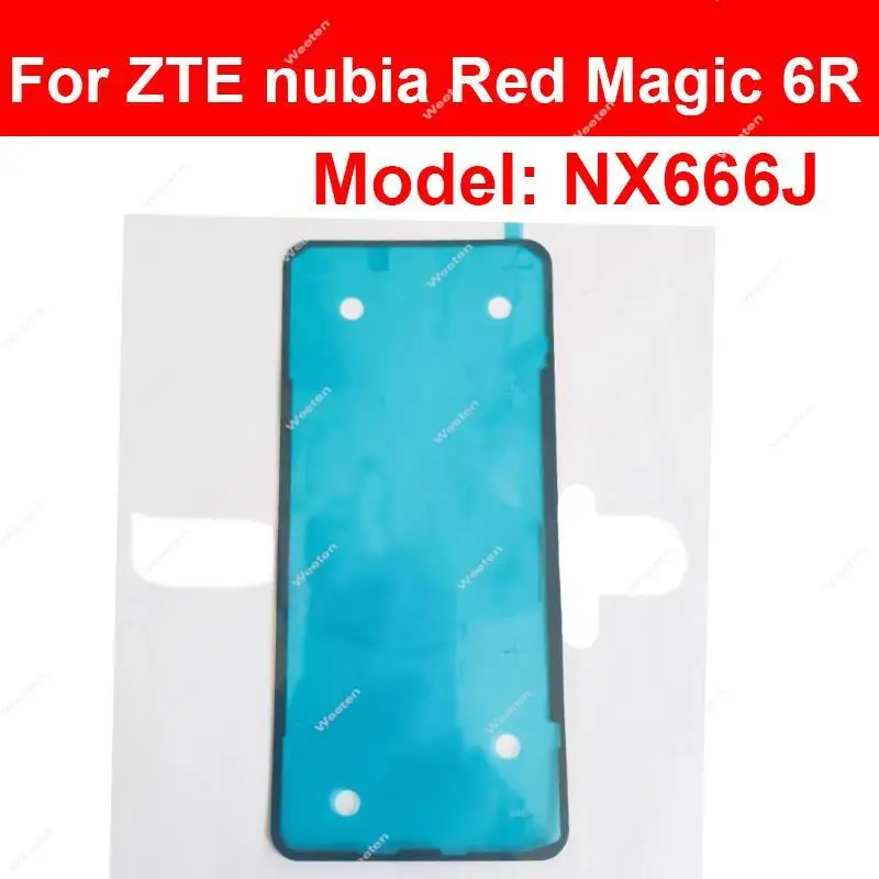 For ZTE nubia Red Magic 5G 5S 6 6S 6R 7 7S 8 8S 9 Pro Plus Back Battery Cover Adhesive Sticker Rear Battery Housing Sticker Tape