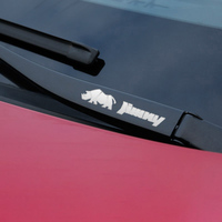 Car Metal Emblem Window Wiper Stickers Reflective Decor Decals For Suzuki Jimny Badge Stickers Accessories Car Styling