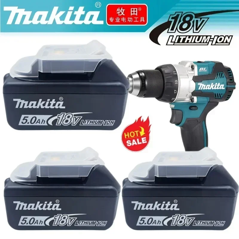 

2024 New Makita 18V Rechargeable Battery BL1830 BL1830B BL1840 BL1850 BL1850B BL1860B Replacement Lithium Battery