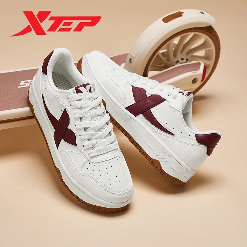 Xtep Alfalfa white 3.0 Skateboarding Shoes For Men 2024 Autumn SkateShoes Durability Fashion Outdoor Shoes 876319310023