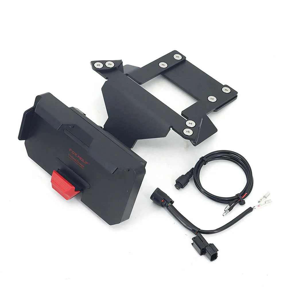 Para Honda NSS 350 NSS350 motocicleta GPS soporte de navegación para teléfono móvil USB y cargador inalámbrico soporte de montaje nuevo