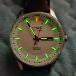 EPOCH Men Quartz Watch Luminous Switzerland Ronda Movement Chinese English Day Date WR100M Sapphire Military Watch 40MM