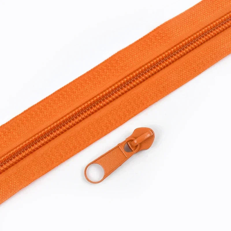 Rainbow Nylon Zipper By Yard with Sliders