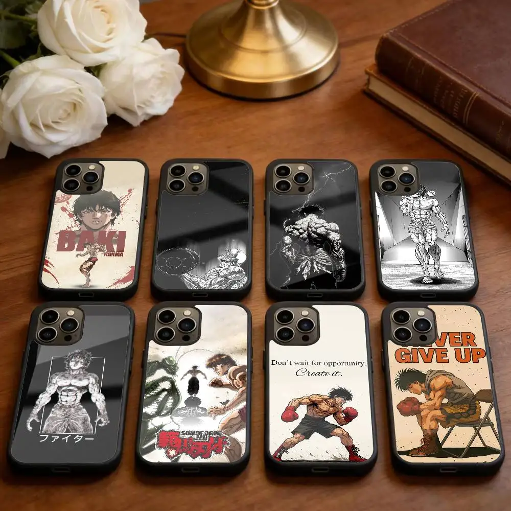 

Anime Baki H-Hanmas Phone Case For iPhone 14,16,15,13,17,12,Plus,Pro,Max Magnetic For Magsafe Frosted Cover