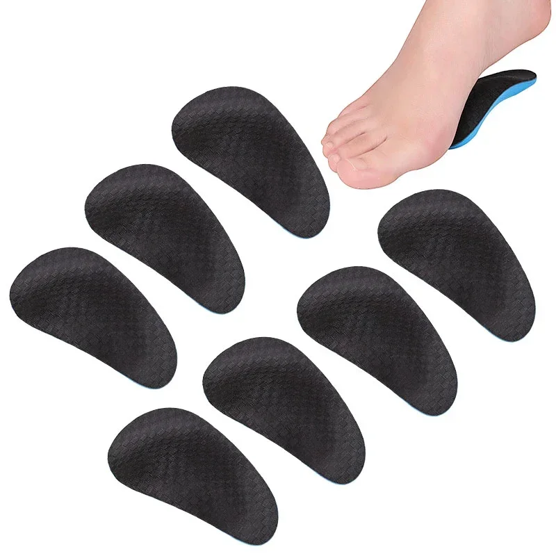 Plantillas para el cuidado de los pies, medias almohadillas para arco, ortesis, Corrector de juanete, cojín de soporte para pies planos, fascitis Plantar, almohadilla deportiva para el cuidado de los pies