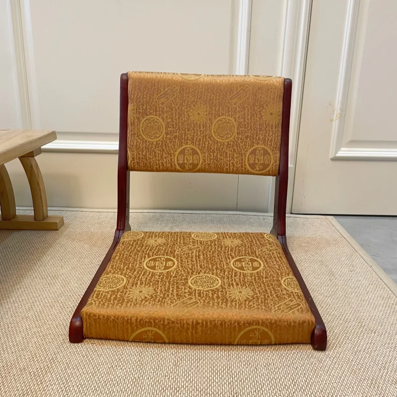 

Foldable Tatami Chair with Back Support - Traditional Japanese Floor Chair, Portable Zaisu for Meditation, Dining, & Gaming