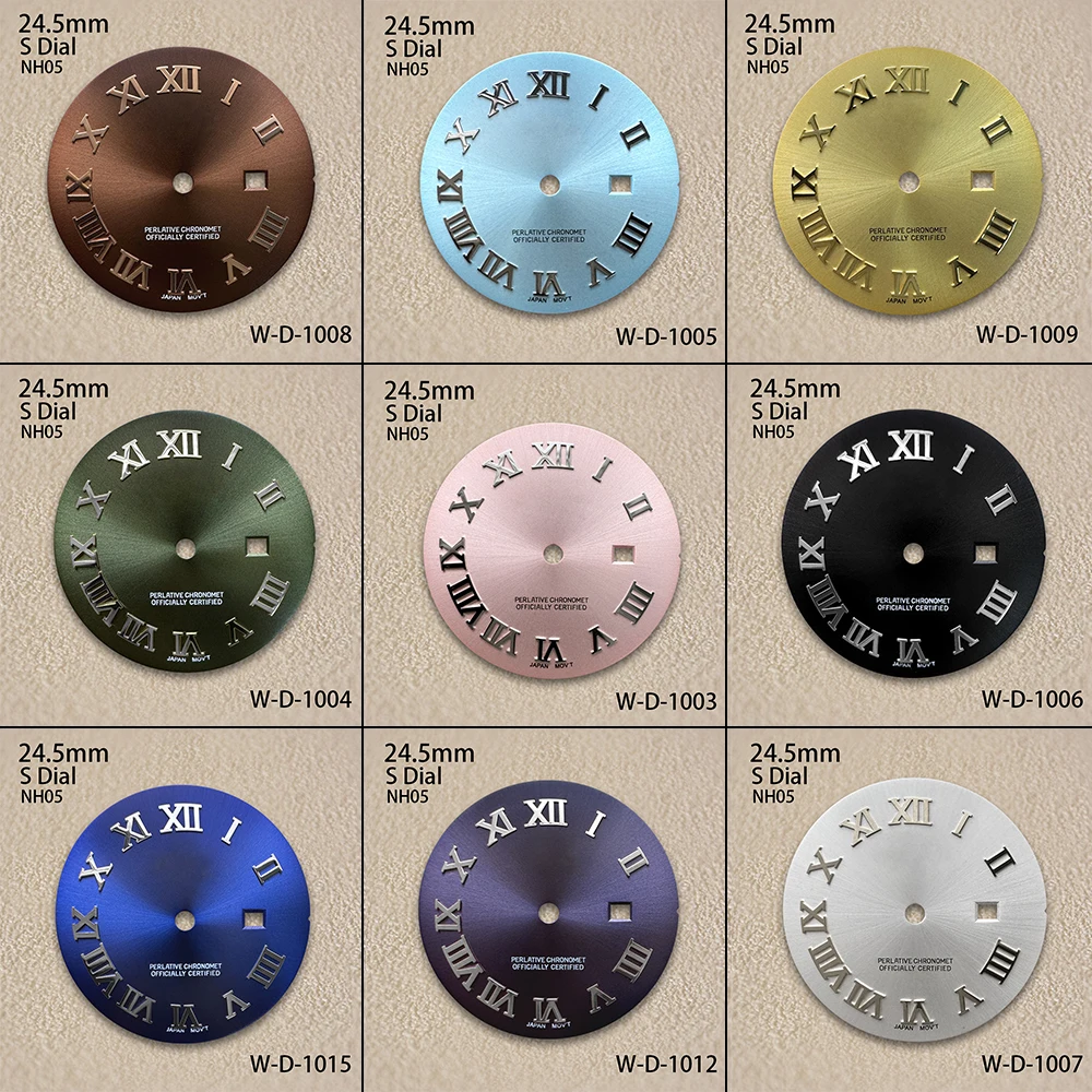 

S Logo Roman 24.5mm NH05 Dial Suitable For NH05 Movement High Quality Ladies ﻿Watch Modification Accessories