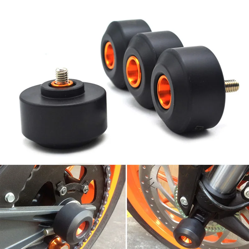 Sliders de quadro de roda de garfo protetor de colisão de motocicleta para Duke 390 250 200 125
