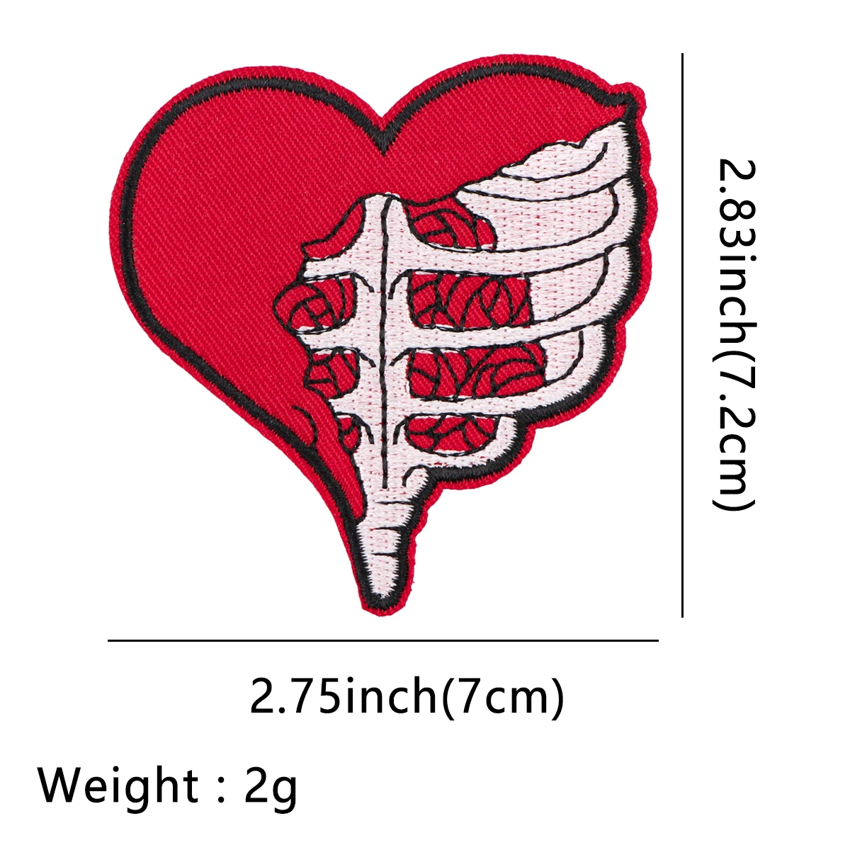 Liebe Patch Kleidung Abzeichen Stickerei Applique Patch umwelt freundliche Kleidung Abzeichen Fans Zubehör Geschenke