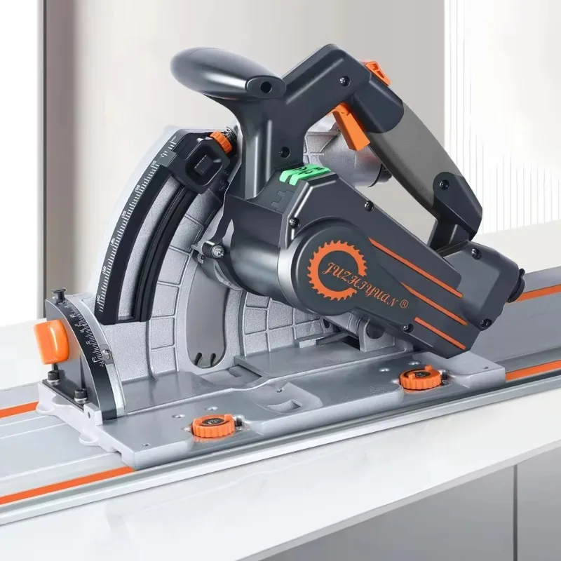 

Аксессуары для гусеничных пил JZY, 220 В, SJ-60, бесщеточные станки для пилы по дереву, профессиональные аксессуары для гусеничных пил по дереву с рельсами 1,4 м