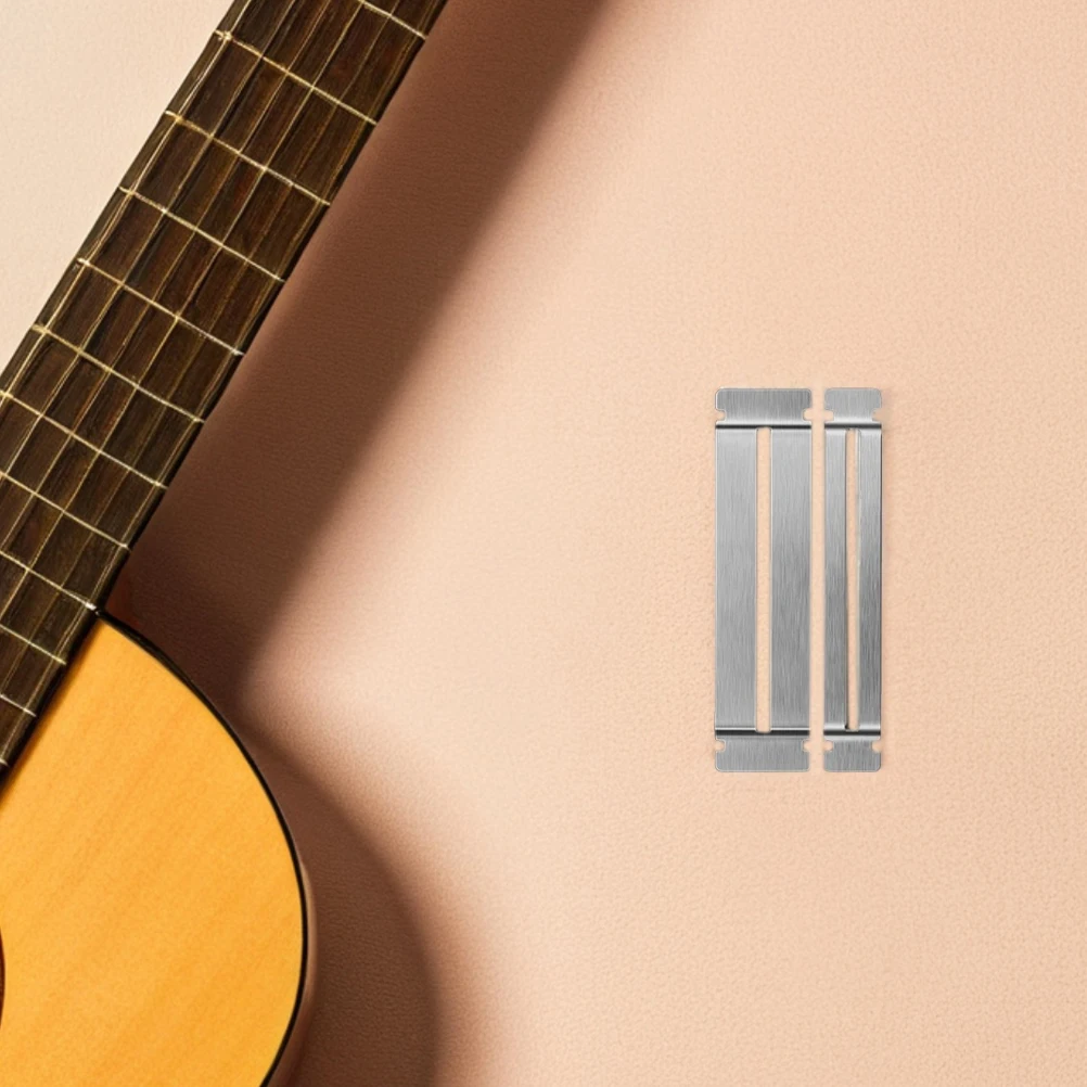 

6 Sets Guitar Repair Tools Durable Stainless Steel Fret Leveling File Sanding Block Polishing Wheels Finger Protectors Fretboard