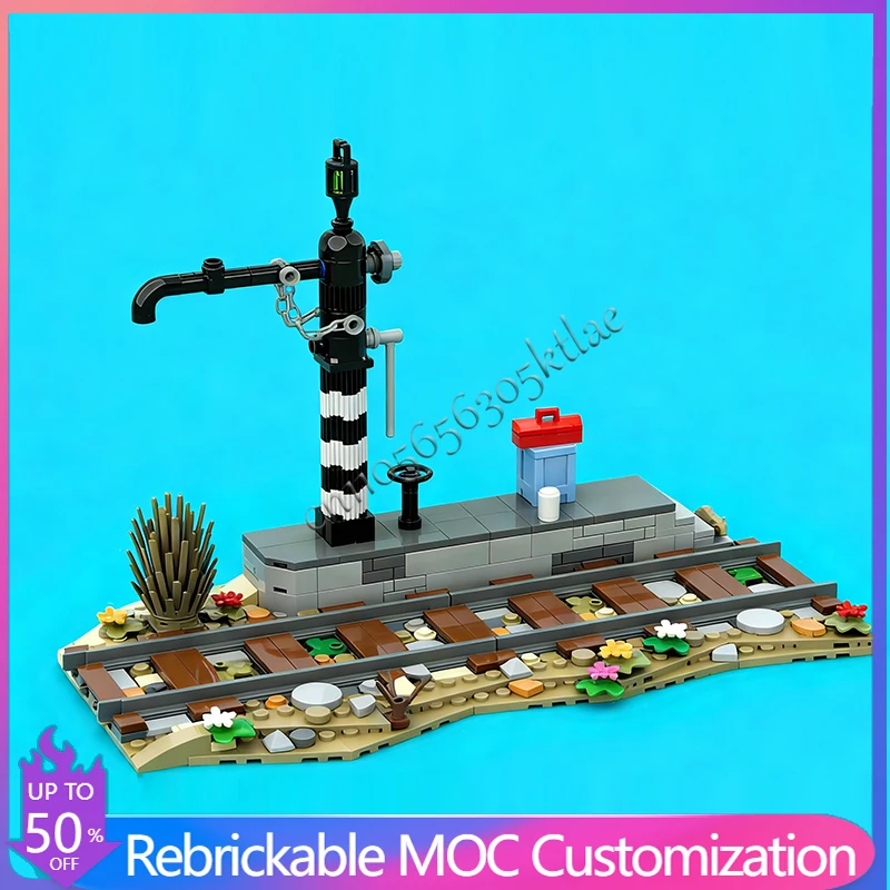 

261 деталей, Модульный конструктор MOC «Уличная водозаправная станция» для сборки, простой в использовании, игрушка-конструктор, подарок на день рождения