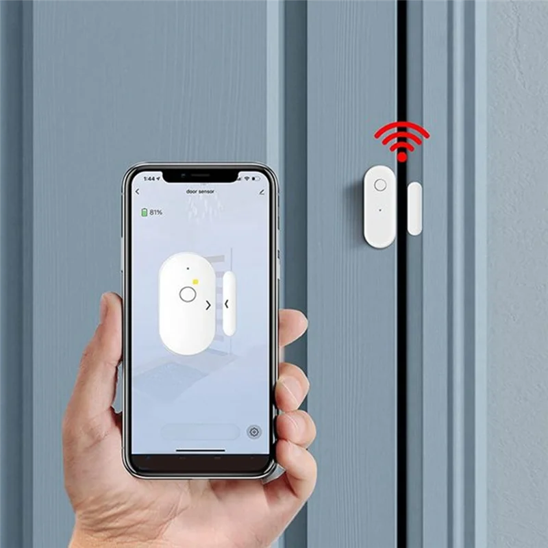 N93R スマートドアセンサー Wifi ワイヤレスウィンドウセンサー リアルタイムメッセージ通知 Alexa Google アシスタントと互換性あり