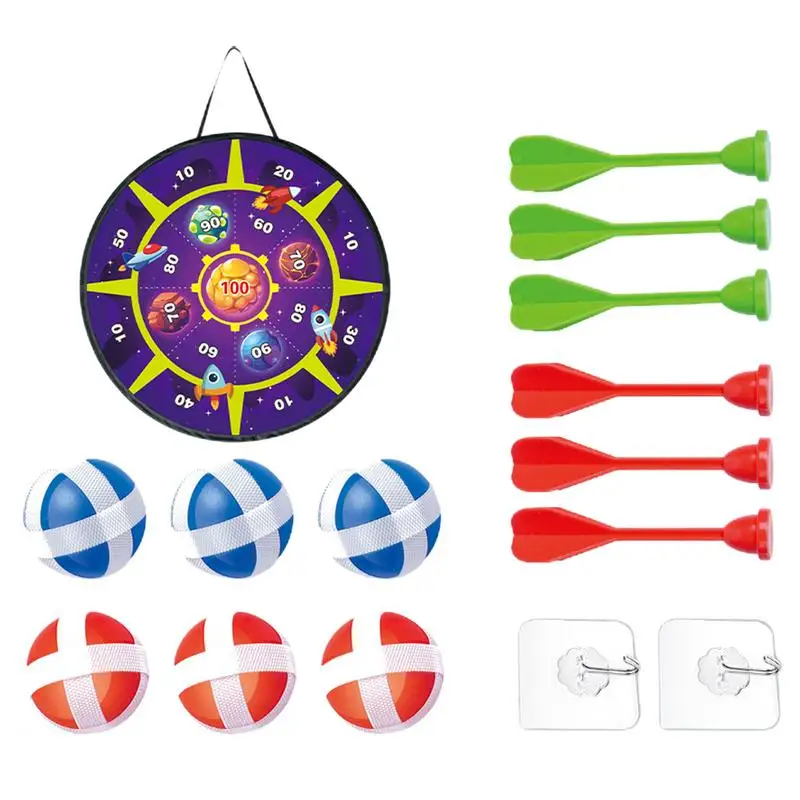 Dart Board For Party Magnetic Dart Board Set For Girls Magnetic Dartboard Set Kids Dart Board With 6 Gluey Balls 6 Darts For