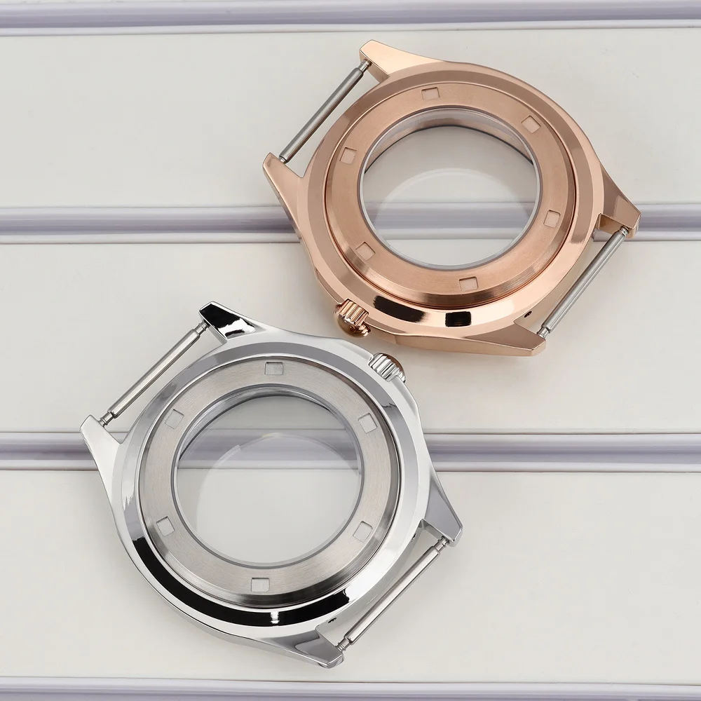 42-mm-Gehäuse in Silber/Roségold für Nautilus AQUANAUT, passend für Uhrwerke NH35, NH36, NH34, NH38, 32-mm-Zifferblatt mit Saphirglas, wasserdicht. – Detail 7
