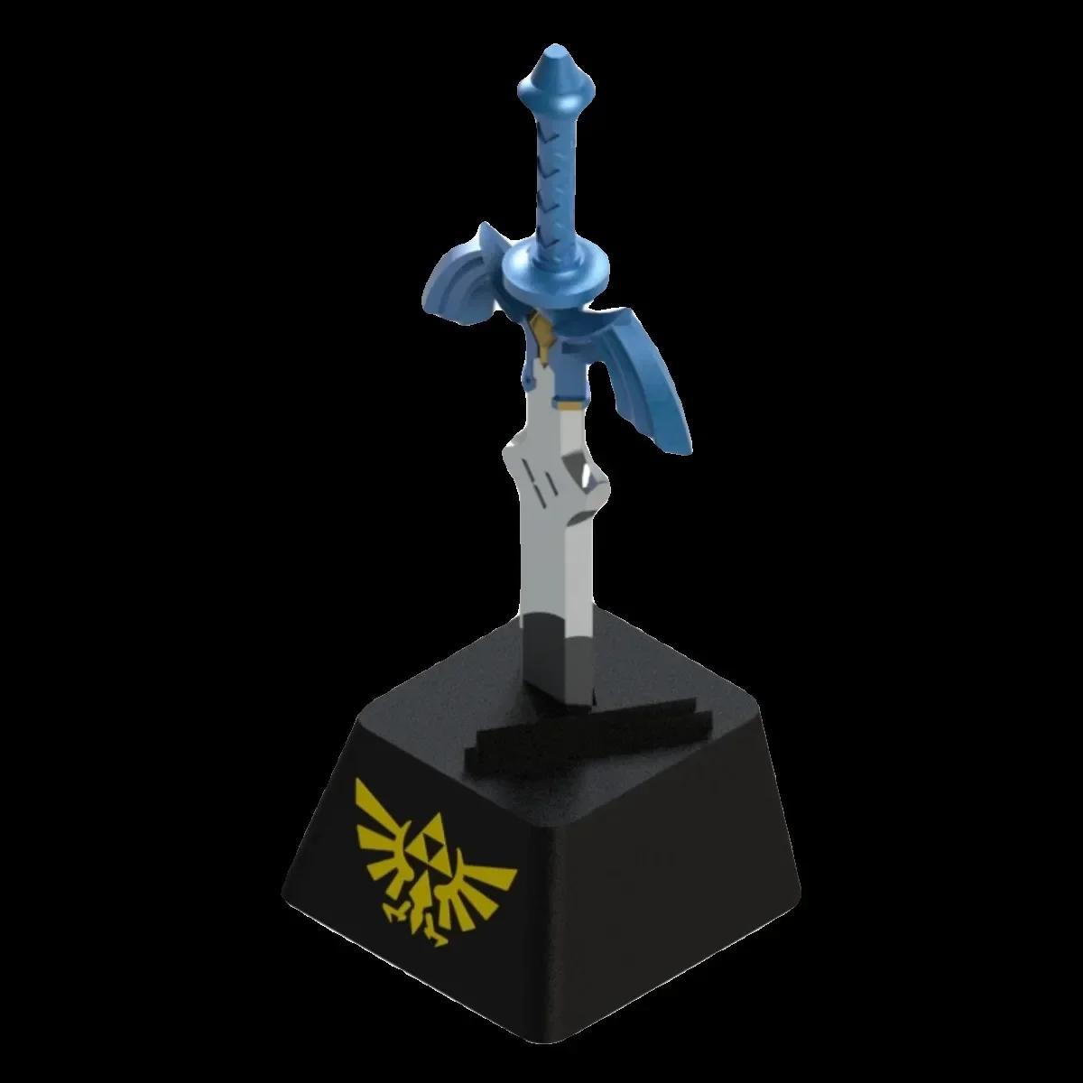 

Keystone Artisan Keycap for MX Switch Mechanical Keyboard 1 Piece Master Sword Artwork Zinc Aluminum Alloy Metal Game PC