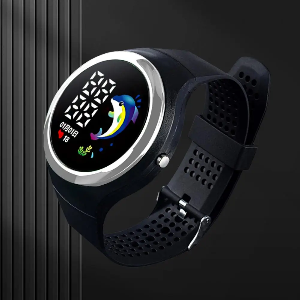 

Fashionable Kids Led Digital Sports Watch Waterproof Round Dial Boys Girls Electronic Clock 3 Years Experience As Seller