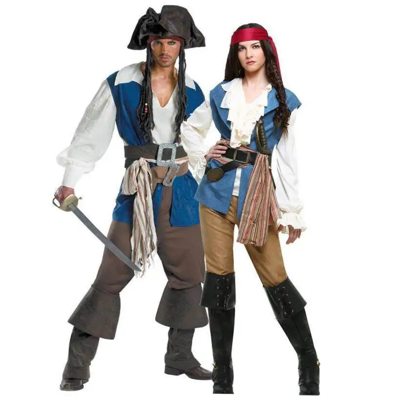 

Caribbean Captain Cosplay Costume Pirate Style Halloween Party Women's Traditional Costume Custom-Made Quality Chinese Manufa...