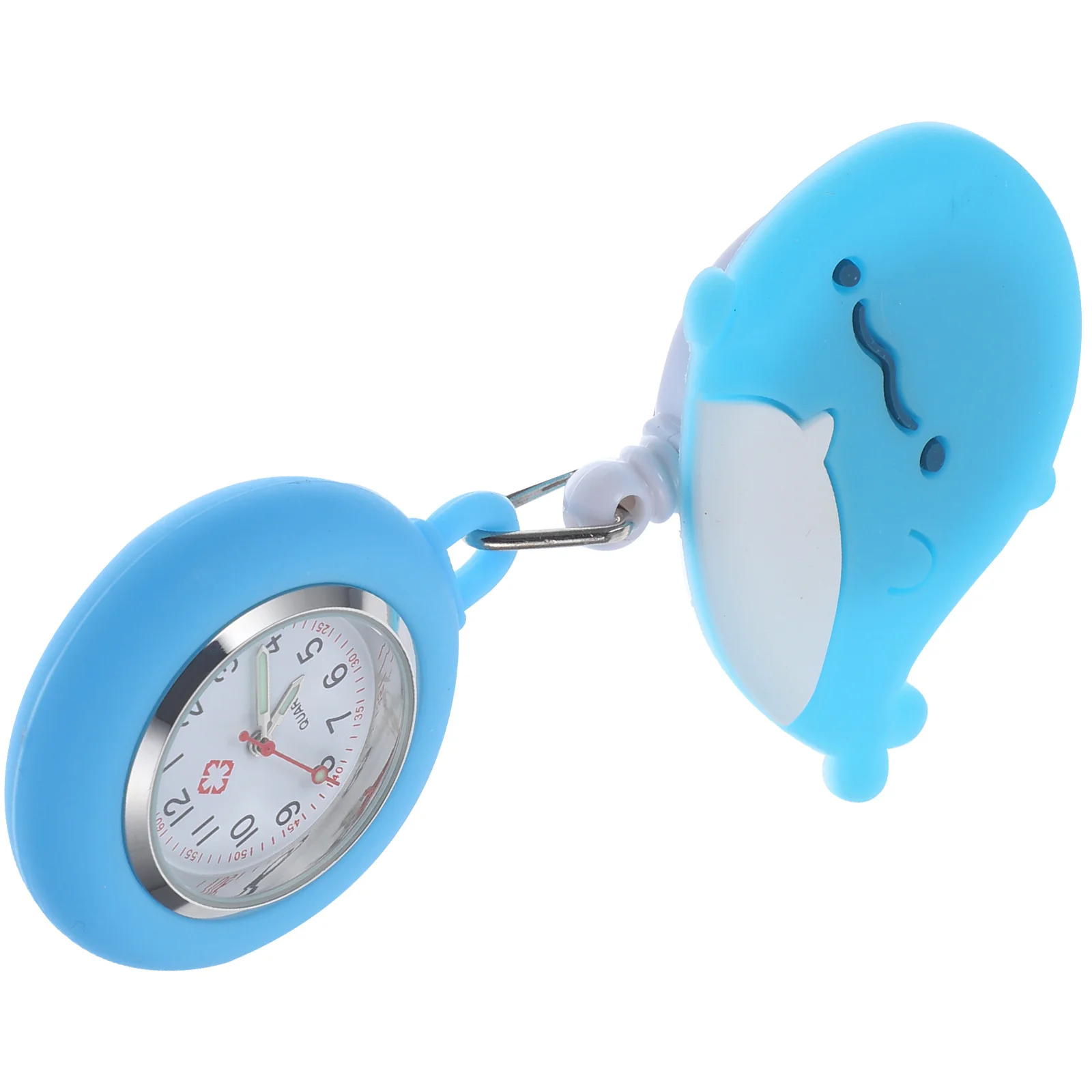 간호사용 시계, 접이식 간호사 시계, 만화 타이밍 알람 시계, 디지털 디스플레이, 실리콘 클립형 휴대용 간호 용품