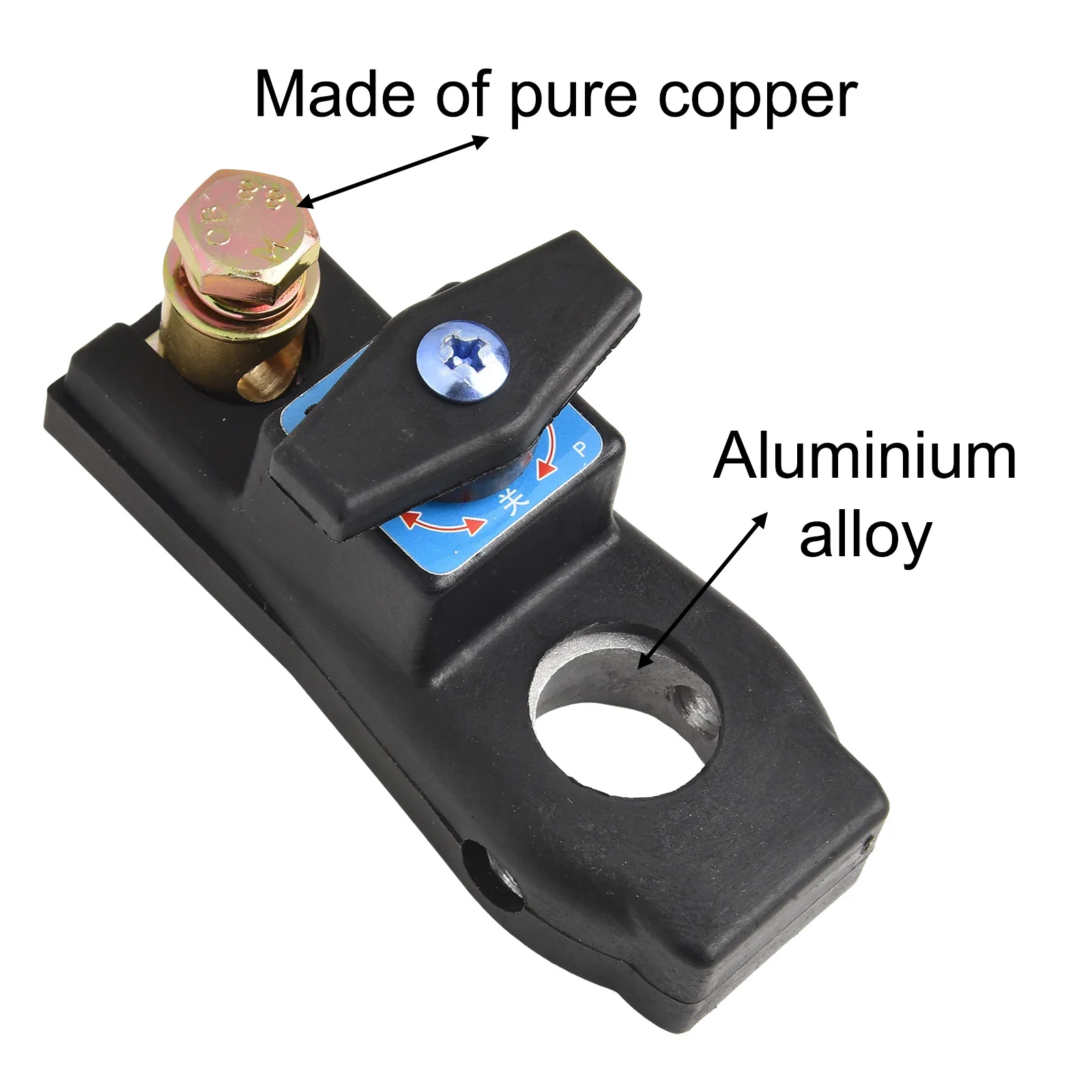 Battery Safety Battery Disconnect Switch Battery Switch Efficient Power Management Pure Copper Material Stable Performance