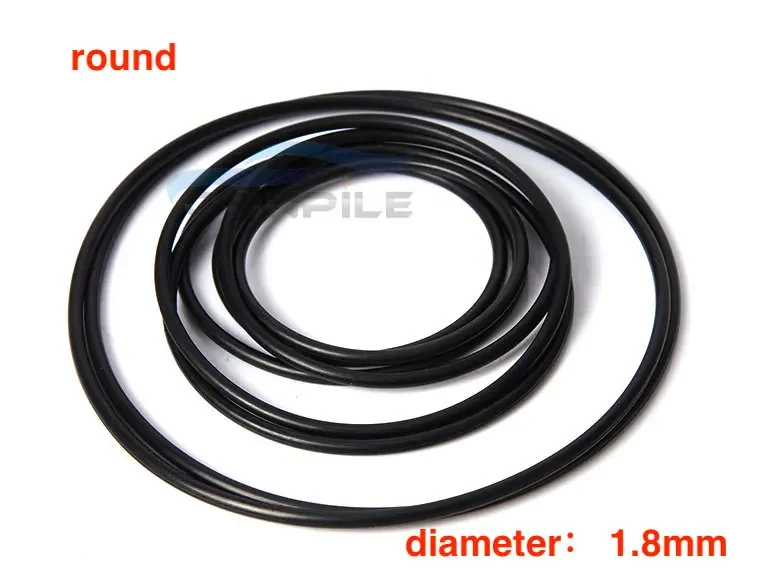 1.8mm round rubber drive belt for walkman repeater cassette deck counter audio tape recorder