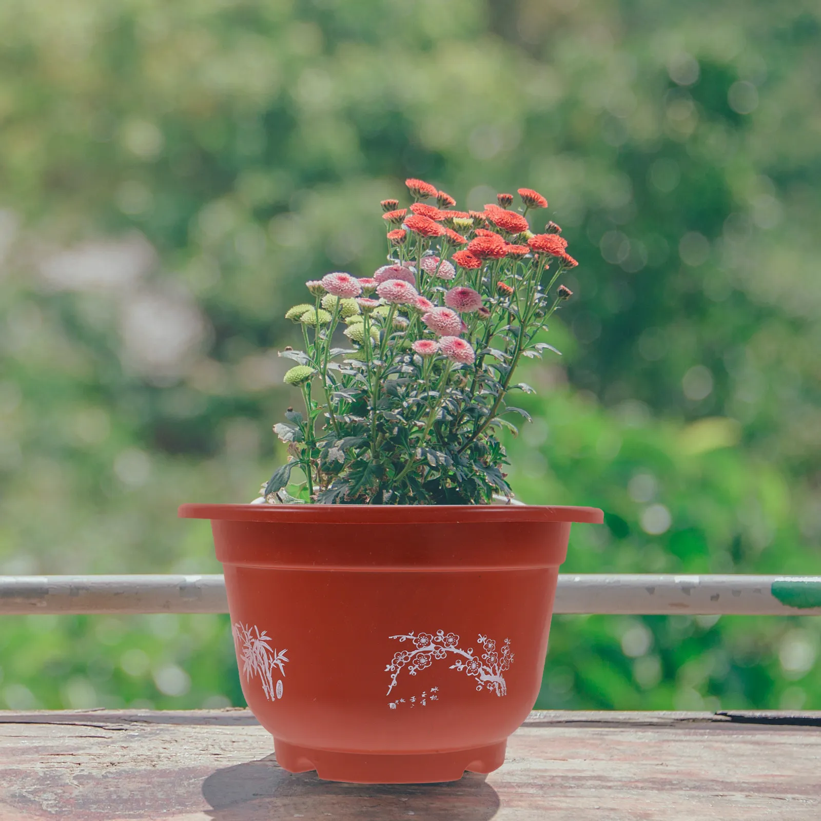 10Pcs Thickened Plastic Flower Pots Round Planter Pot for Indoor Flowers Orchid Nursery Household Flower Pot for Indoor Plants