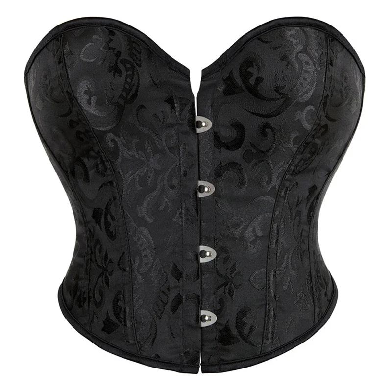 

Винтажный женский корсет-бюстье, сексуальный утягивающий пояс для тренировок, корректирующий пояс для талии, черное корректирующее белье больших размеров