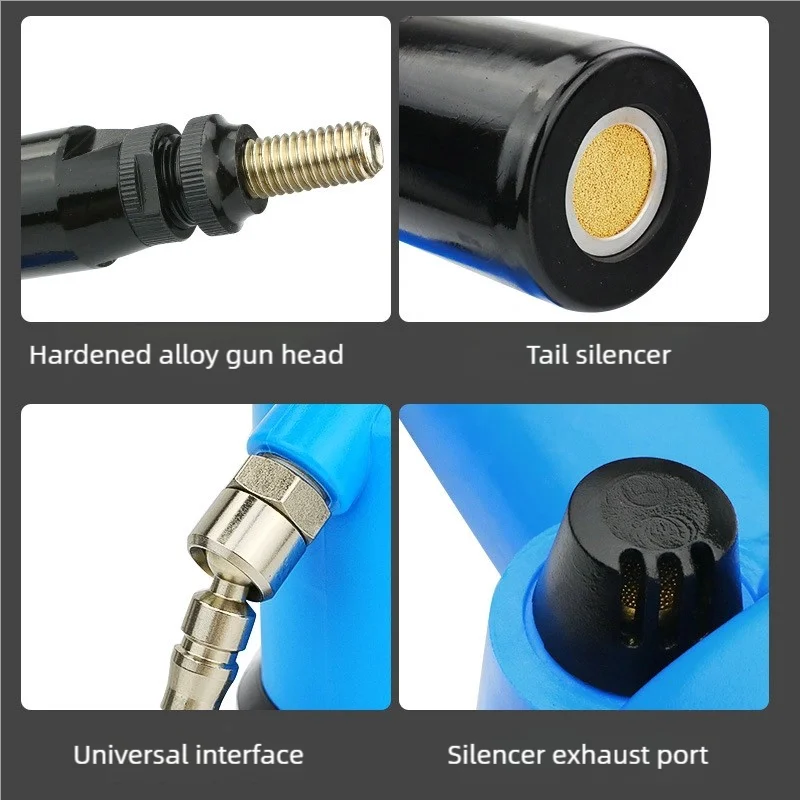 Pneumatic Rivet Nut Gun Kit Industrial Adjustable stroke Pneumatic Hydraulic Automatic Riveter Tools M3-M12 Rivnut Riveting