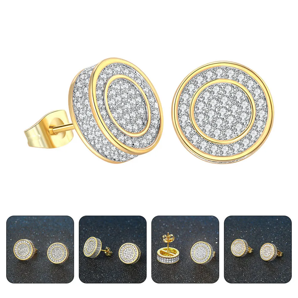 

TENDYCOCO 1 Pair Men Punk Earrings Jewelry for Men Fashion Ear