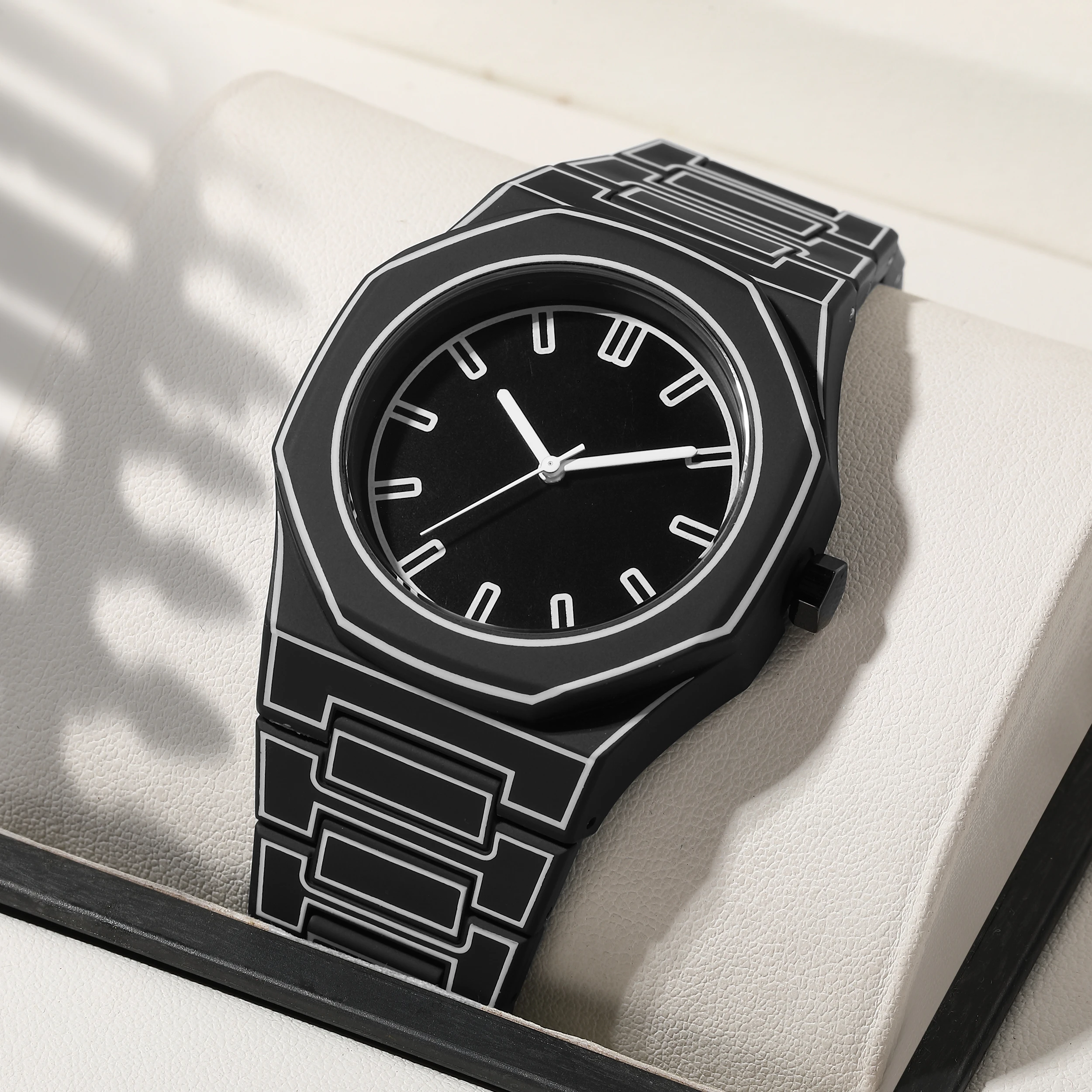 Simple casual men's women's watches, macaroon color quartz watches, round dial quartz watches, suitable for daily life, gifts image 4