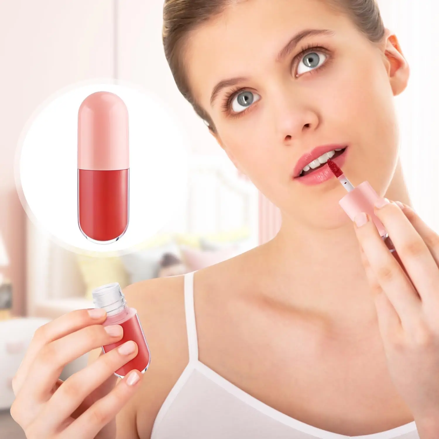 5/10PCS 3ml Riutilizzabili Mini Lip Gloss Tubi Vuoti Bottiglia di Balsamo per le labbra per il FAI DA TE Olio per le labbra Da Viaggio Portatile Trasparente Rossetto Contenitore Tubi