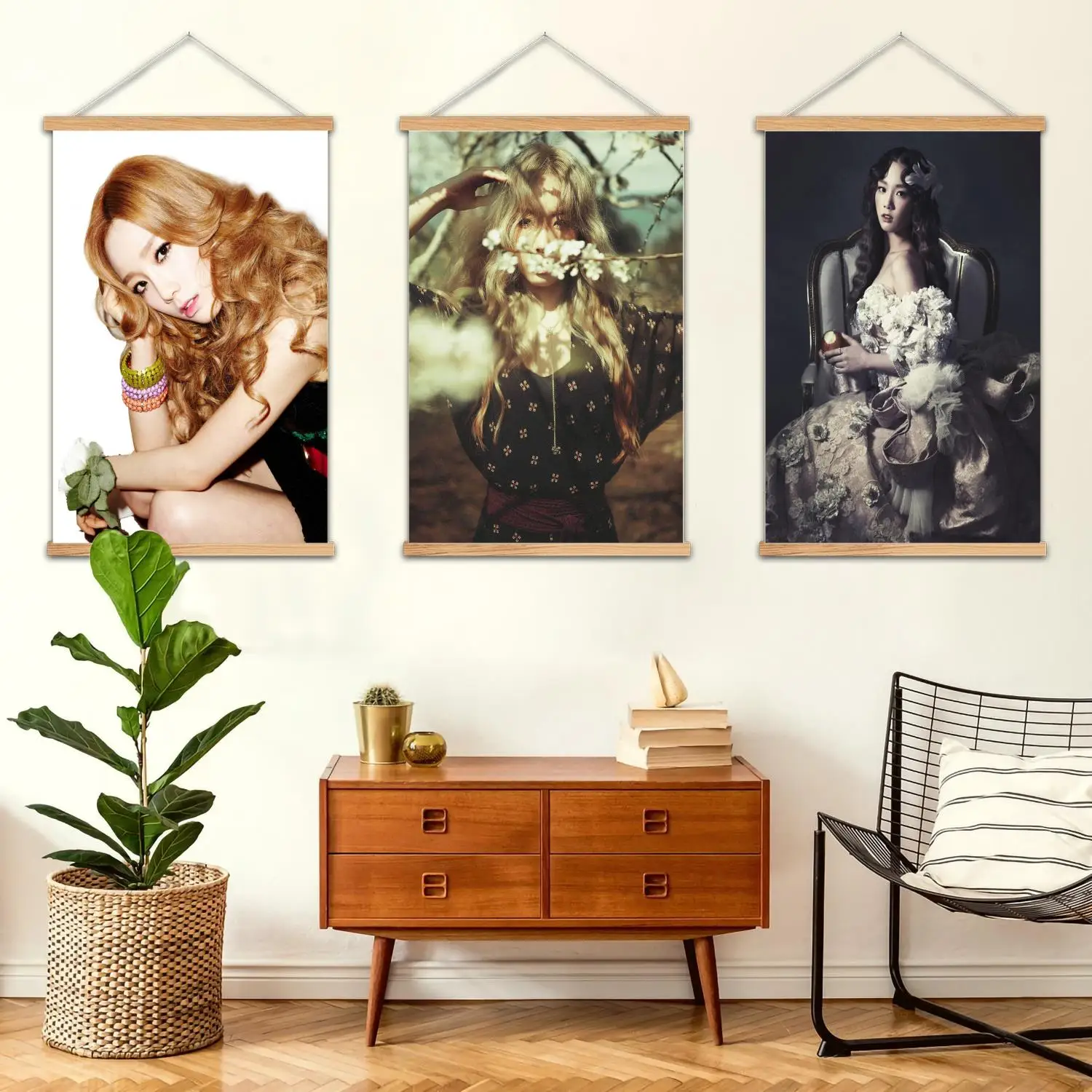 taeyeon Framed Wall Painting Canvas Art Poster and Wall Art,  Modern Family Bedroom Decor, Posters,Decorative painting