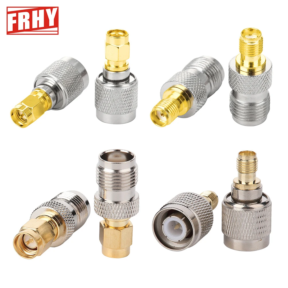 

2PCS SMA to TNC Coax Adapter Kit - Male/Female RF Connector Set for Antenna, Router & Radio Devices