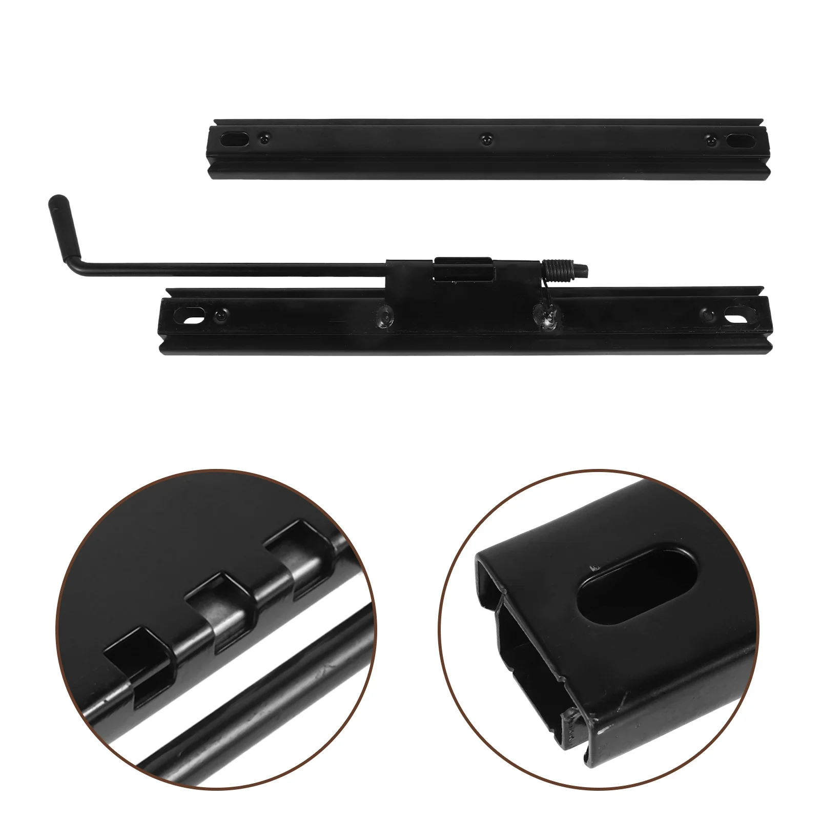 

1Pair Seat Slider Track Universal Seat Mounting Rail Replacement for Car Aftermarket Seats Adjustable Positioning