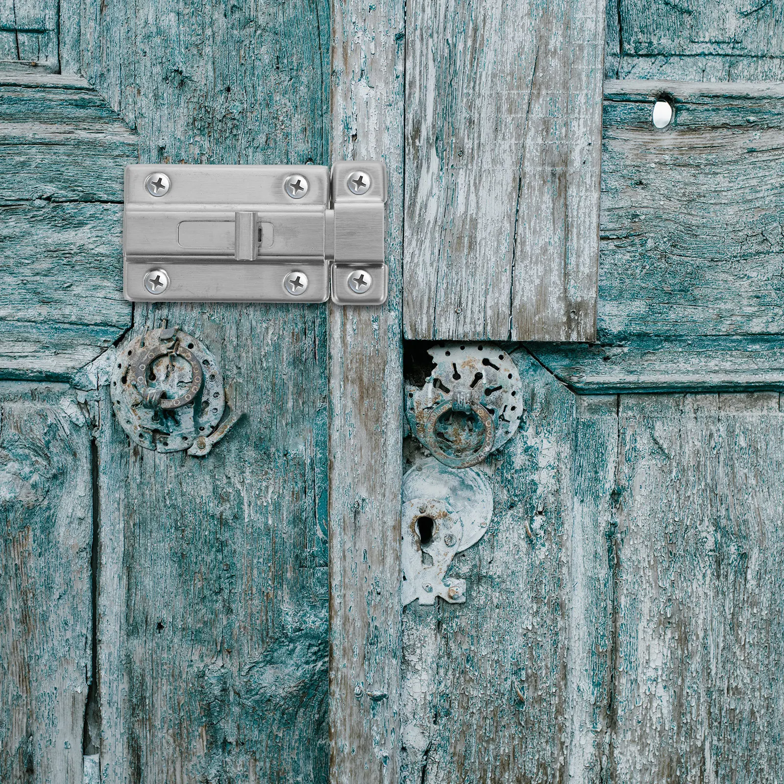 

3Pcs Stainless Steel Door Bolt Locks Durable Security Latches Heavy Duty Home Gate Safety Lock Latch Lock Security Latch