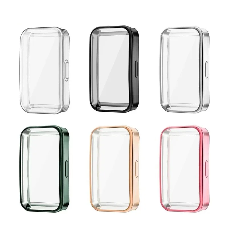 Корпус из ТПУ для Huawei Band 10 9 8, защитная пленка для экрана, бампер, противоударный защитный чехол для Huawei SmartBand 9 10