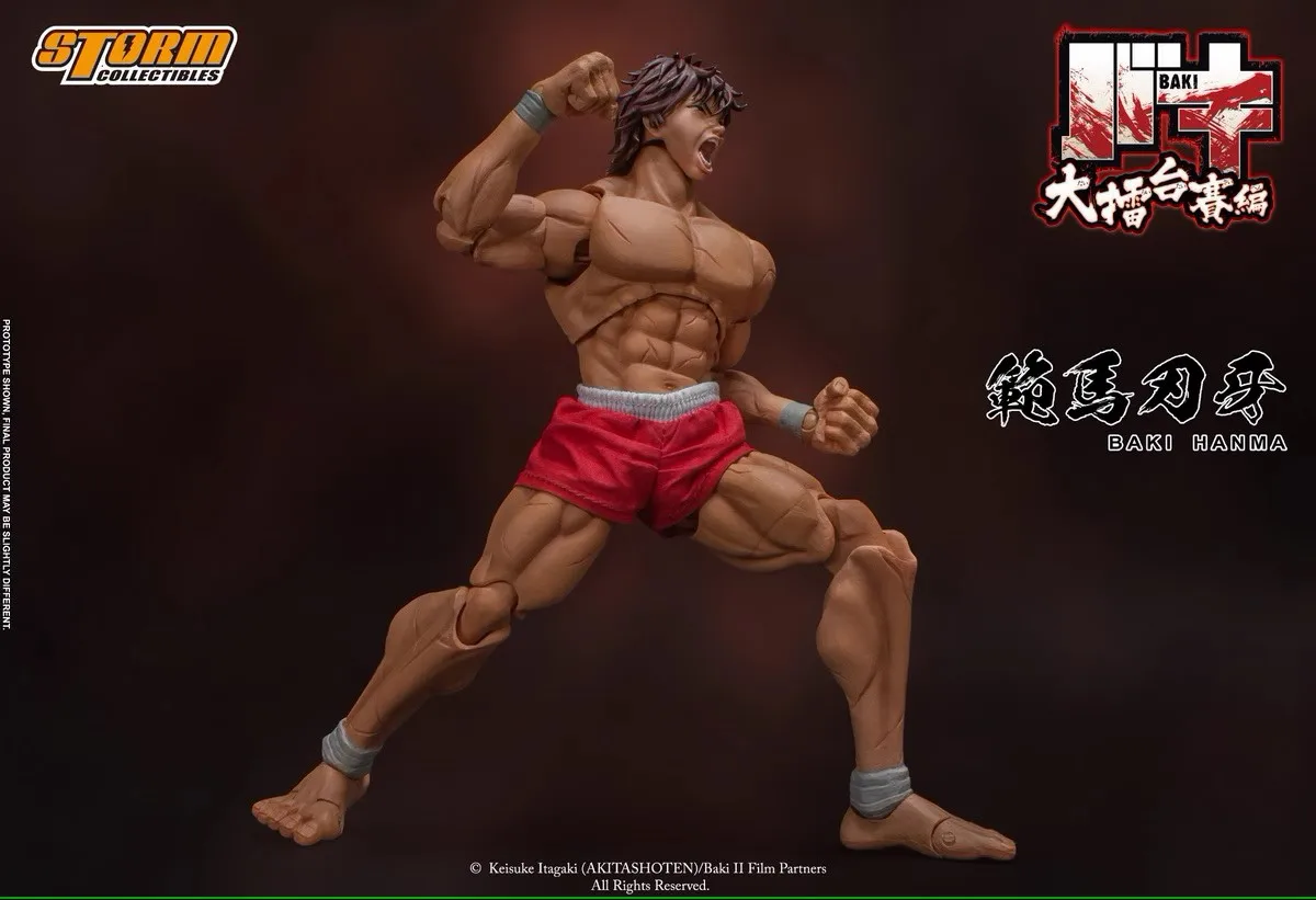 KIBK01 Storm Toys 1/12 Male Soldier BAKI HANMA 6'' Action Figure Model Toy In Stock Collection