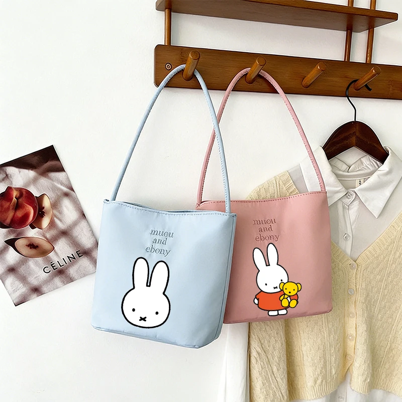 

New Miffys Woman Shoulder Bags Kawaii Crossbody Bag Female Fashion Handbag Commute Cute Satchel Portable Phone Bag Birthday Gift