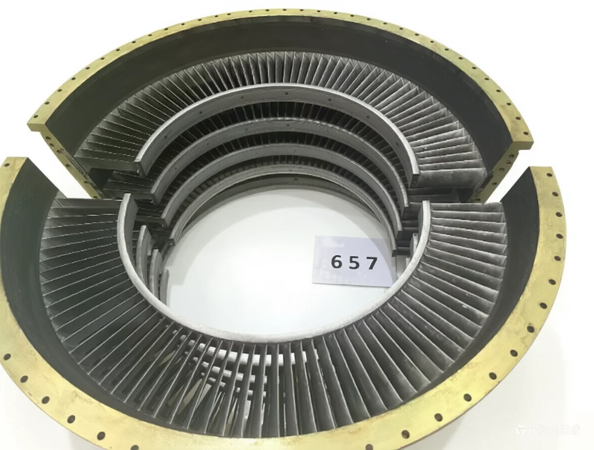 Compressor Stator Vane Ring OEM High Temperature Alloy Stator Ring Spare Parts for Industrial Turbine Factory Direct Supply