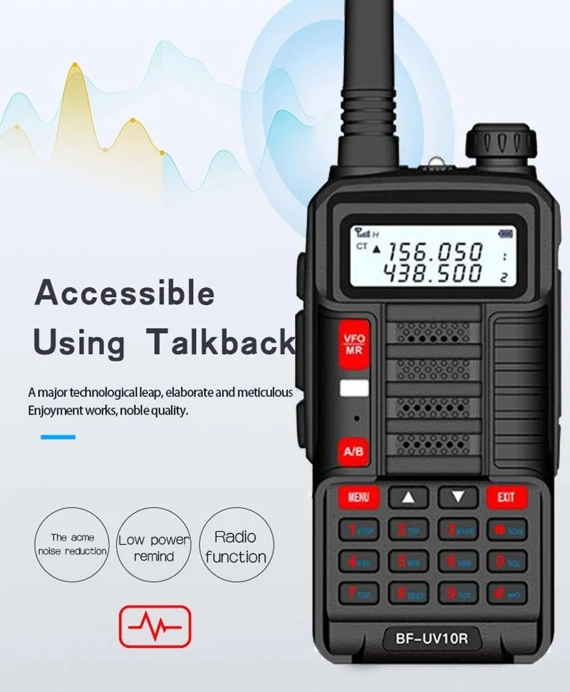 Baofeng Walkie-talkie UV Dual-stage Genggam Baterai Kapasitas Besar Tahan Lama Siaga Luar Ruangan Genggam Daya Tinggi