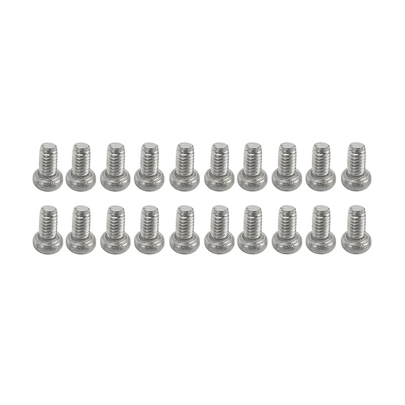 

【Rushed】300Pcs M2 X 4Mm 304 Stainless Steel Phillips Round Head Screws Bolt