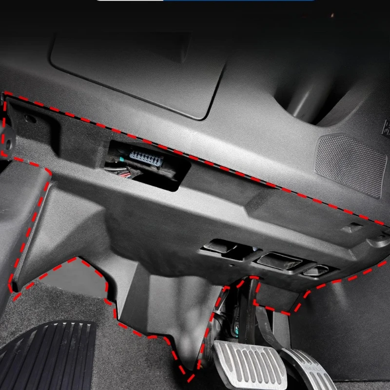 

For Geely Monjaro Xingyue L 2021-2025 Driver's Anti Kick Plate Sound Insulation Protective Guards Modification Accessories