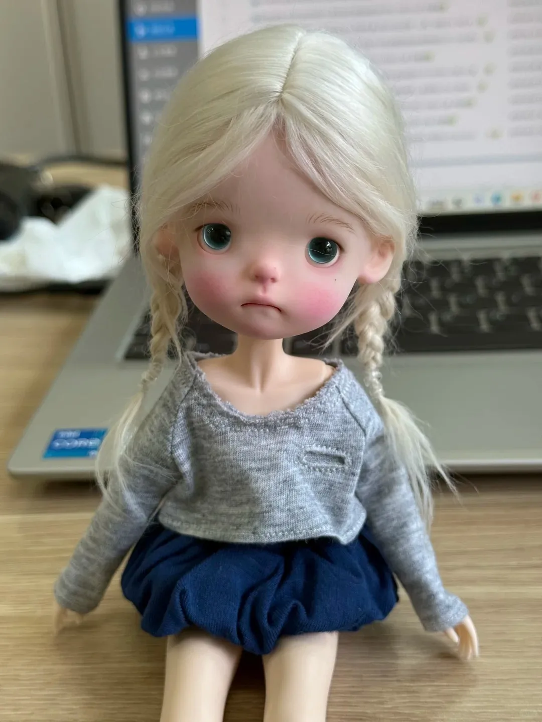 

Новая sd lalka bjd 1/6 Pretty Girl NaNa Jacoosun смола Qbaby blythe MDD VOLKS DIY макияж