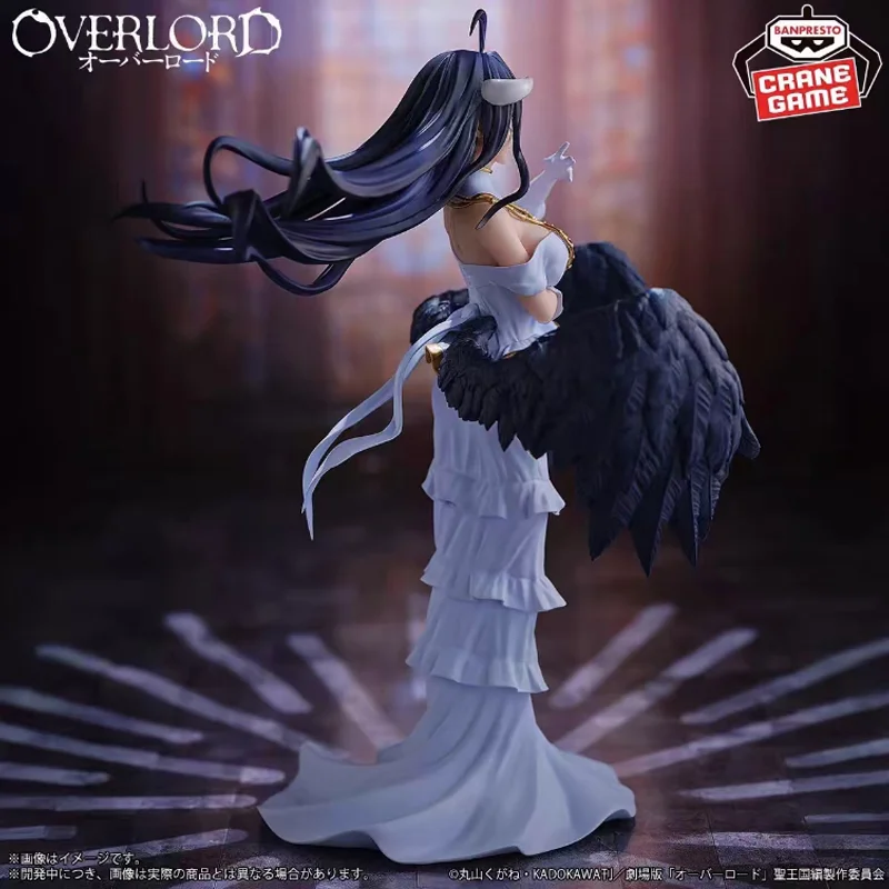 Bandai Namco Banpresto Overlord Albedo Ainz Ooal Gown Albedo In Voorraad Originele Echte Desktop ornament Anime Figuur Model Speelgoed