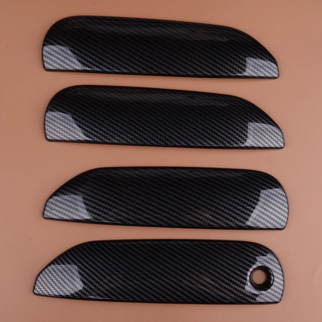 

ABS Carbon Fiber Grain Exterior Door Handle Covers Trims Fit for Honda Fit Hatchback 2009 2010 2011 2012 2013